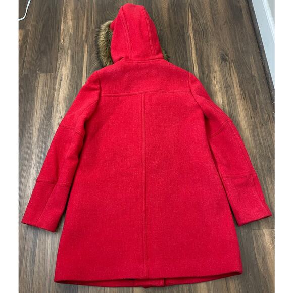NEW W/TAGS J. Crew Chateau Nello Gori Italian Stadium Cloth wool parka jacket 8T - Picture 3 of 6